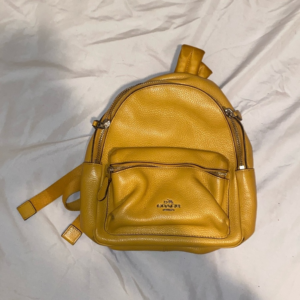 Coach Leather Mini Backpack